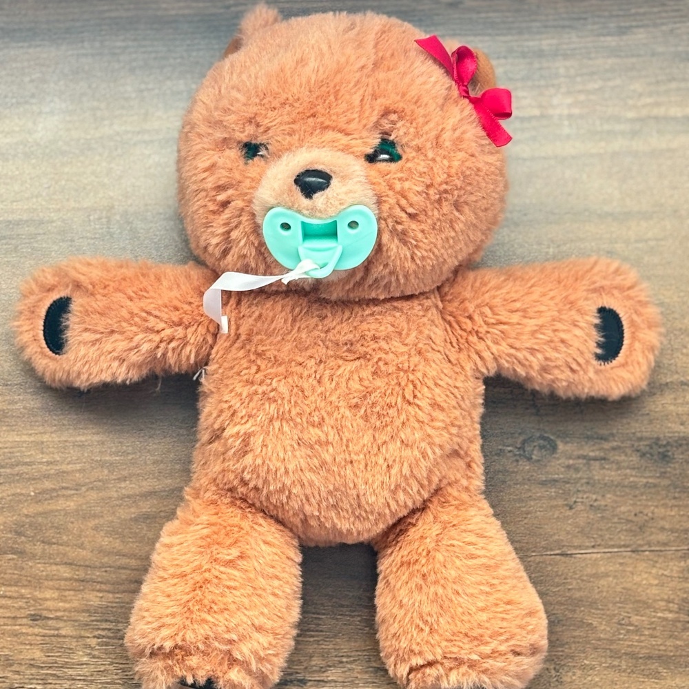 Little Live Pets Cozy Dozy Cubbles Beau Bear Interactive Plush Pacifier WORKS